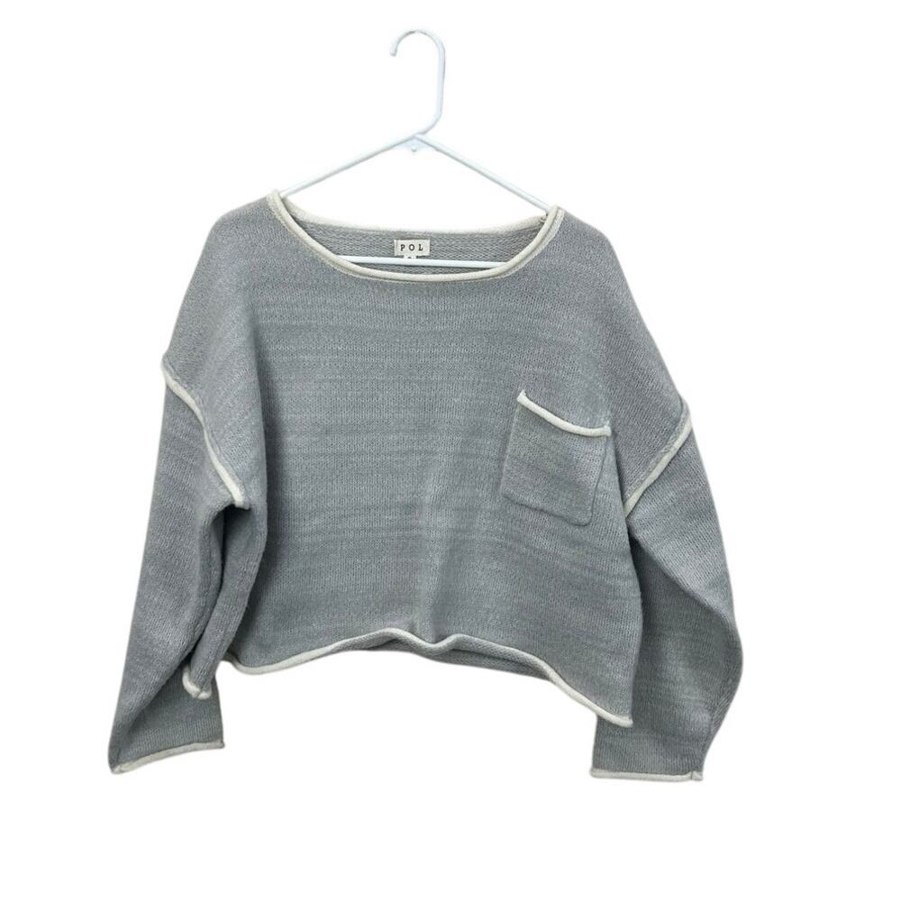 POL Gray Sweater size S